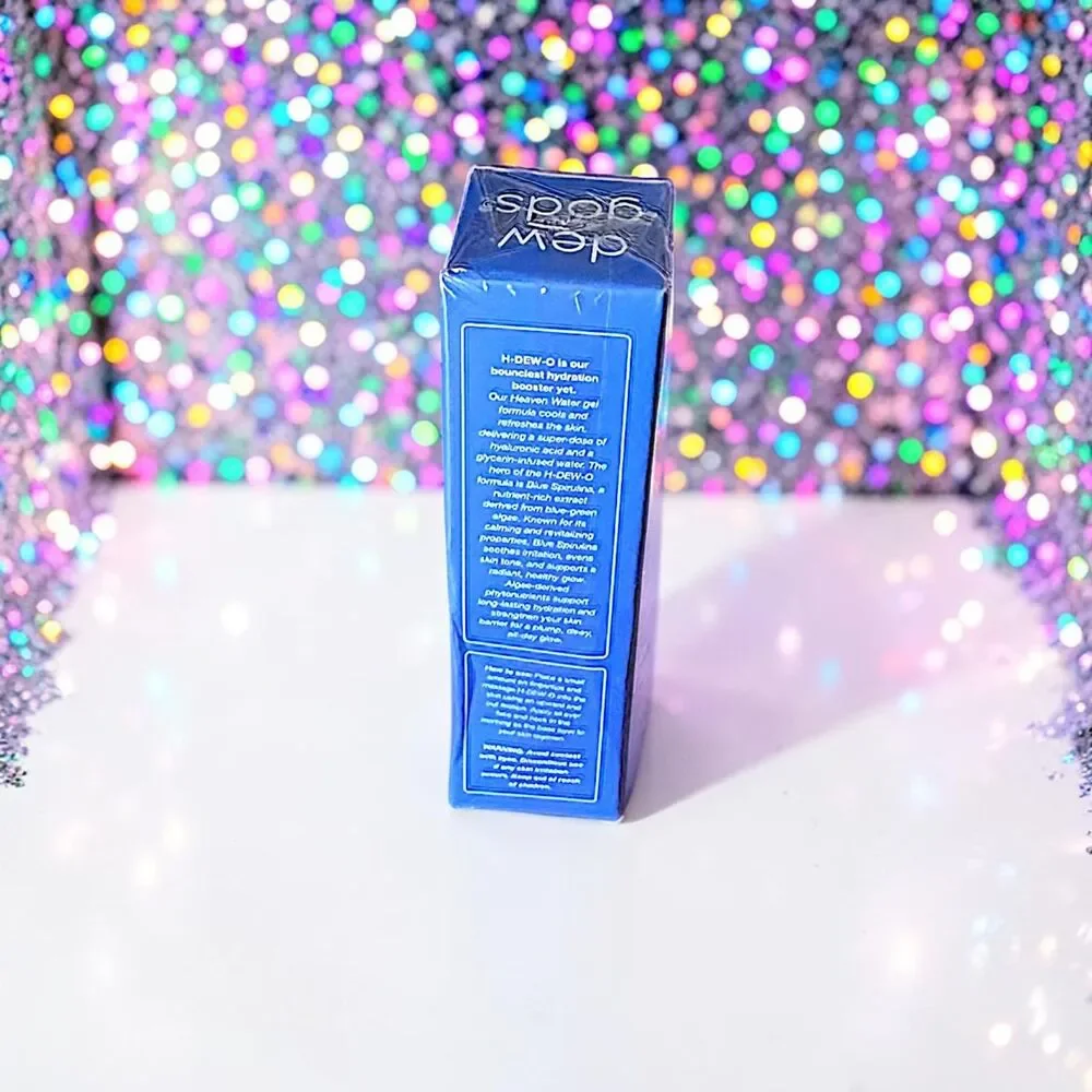 DEW OF THE GODS H-DEW-O Blue Spirulina Daily Gel Moisturizer 0.51 OZ NIB